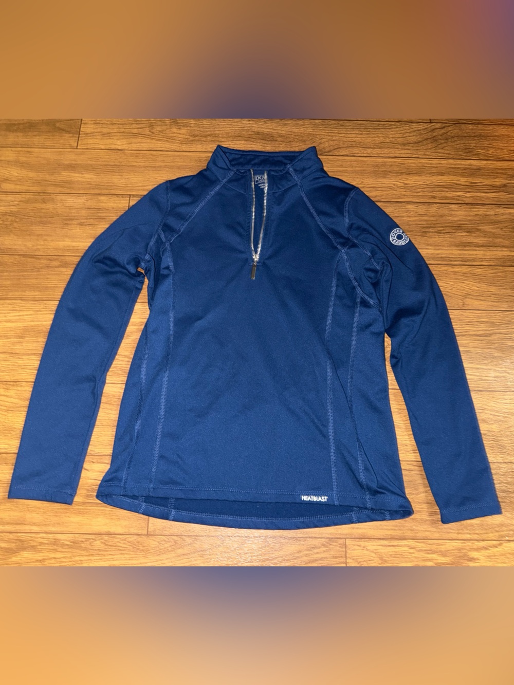 Equestrian Dover Saddlery Quarter-Zip Shirt pullover XL Heatblast